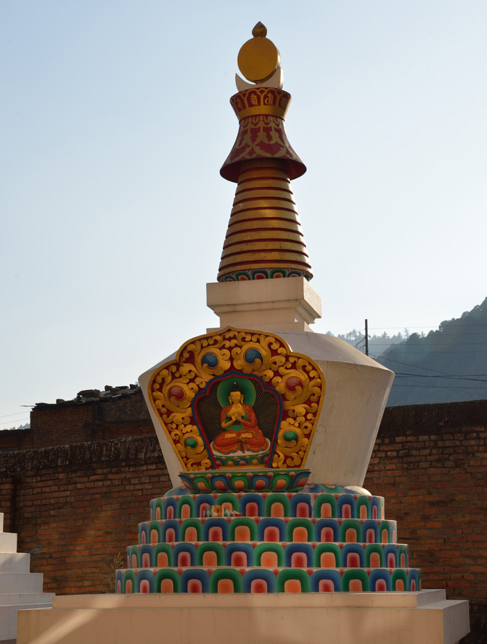 八大舍利塔與轉經輪