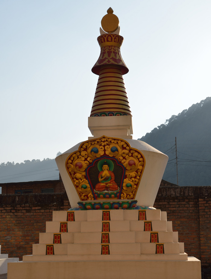 八大舍利塔與轉經輪